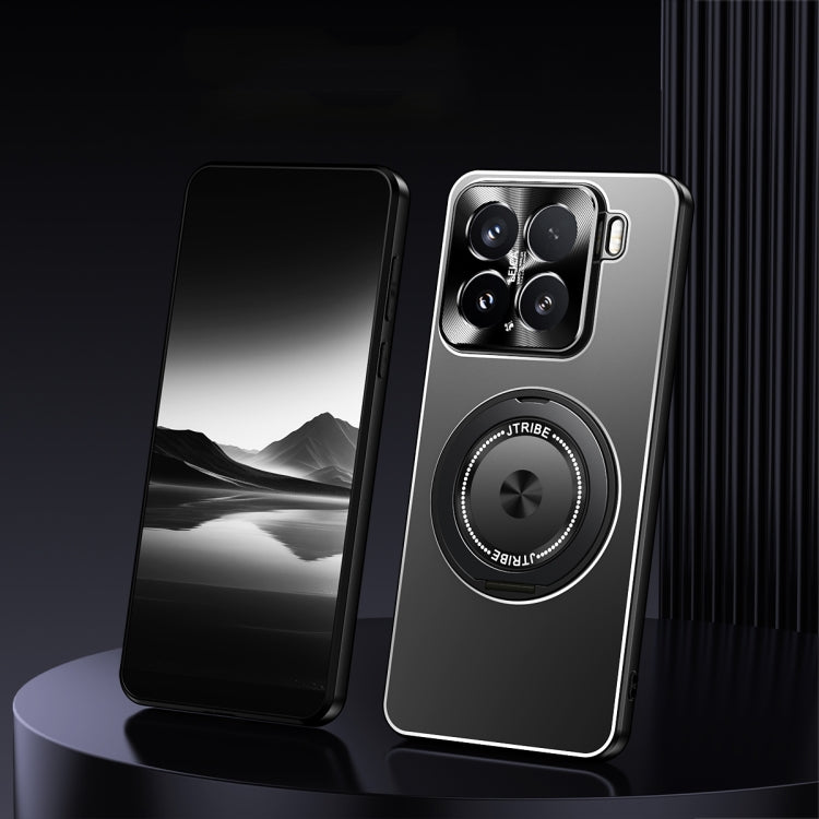 For Xiaomi 15 Rotating Holder Frosted Metal Phone Case