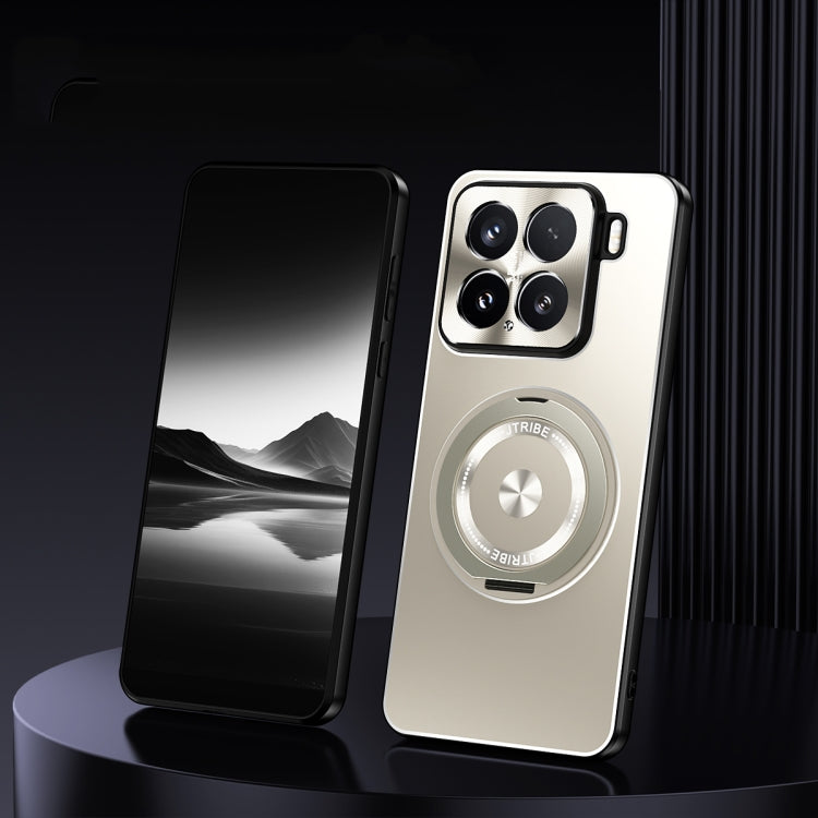 For Xiaomi 15 Rotating Holder Frosted Metal Phone Case