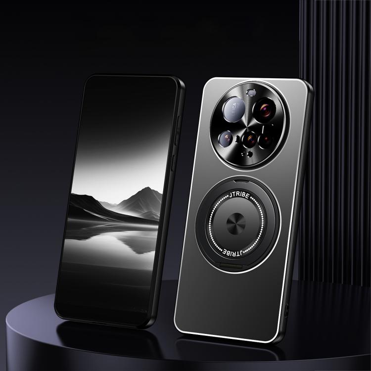 For Xiaomi 15 Ultra Rotating Holder Frosted Metal Phone Case