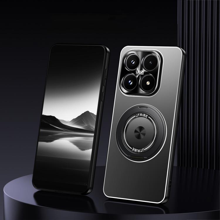 For Xiaomi 17 Rotating Holder Frosted Metal Phone Case