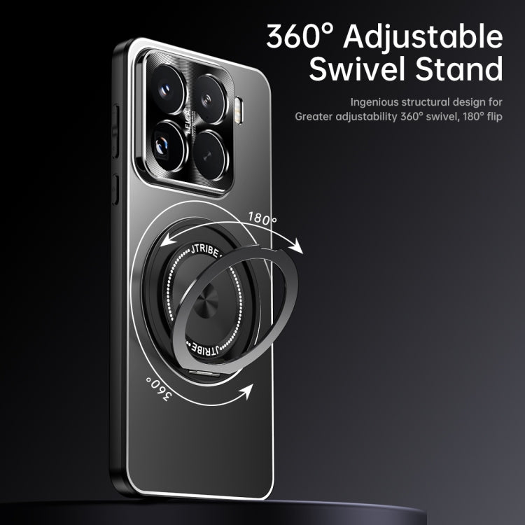 For Xiaomi 17 Rotating Holder Frosted Metal Phone Case