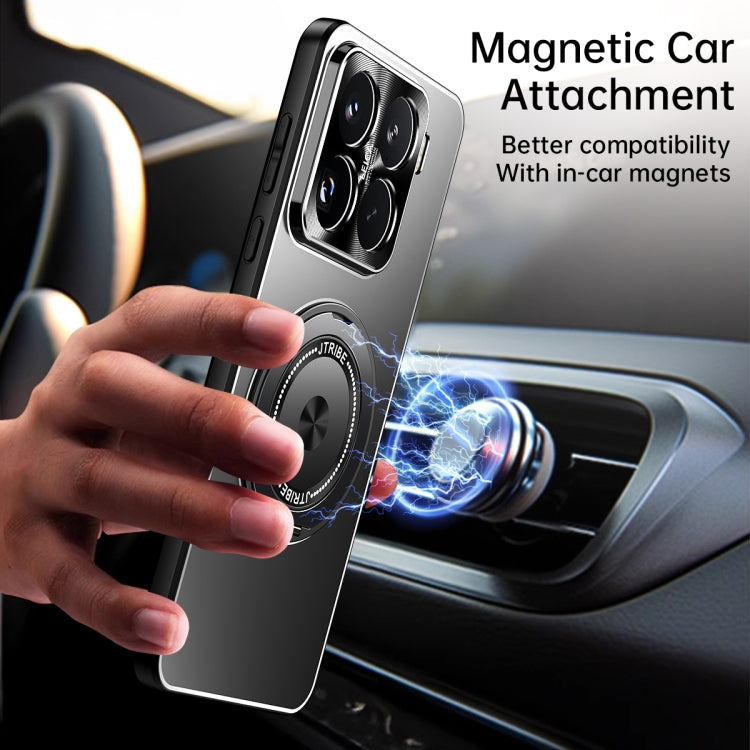 For Xiaomi 15 Rotating Holder Frosted Metal Phone Case