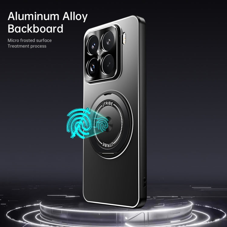 For Xiaomi 15 Rotating Holder Frosted Metal Phone Case