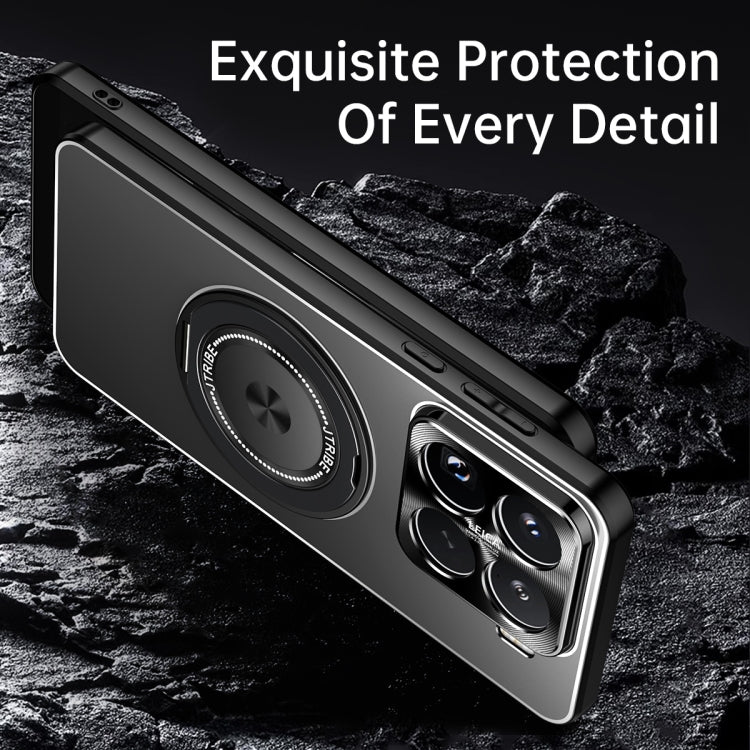 For Xiaomi 17 Rotating Holder Frosted Metal Phone Case