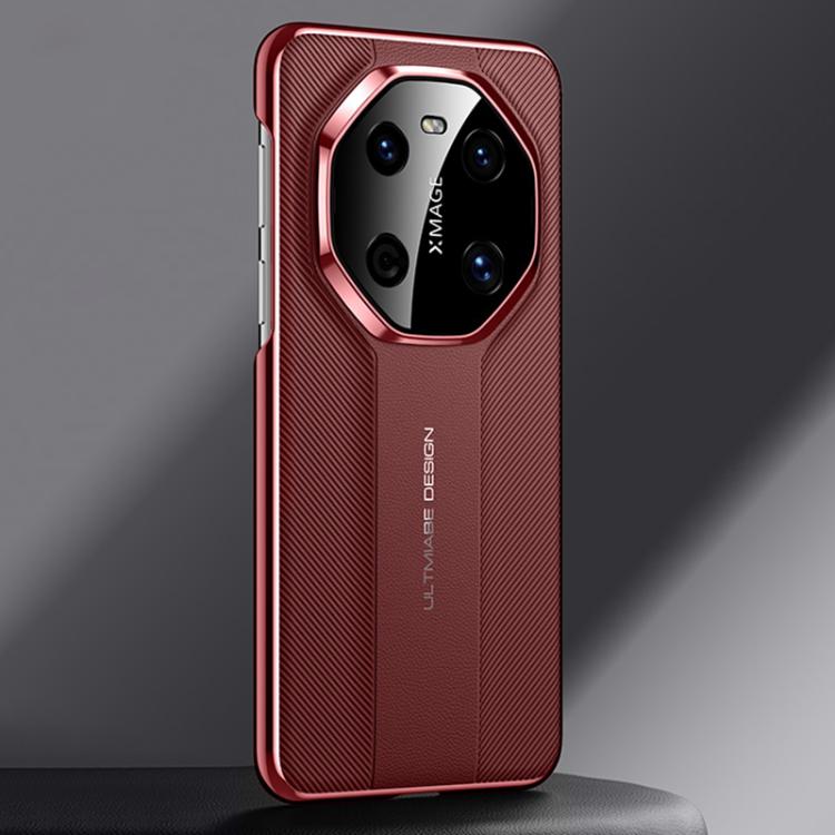 For Huawei Mate 40 Imitation Ultimate Design Plain Leather Phone Case