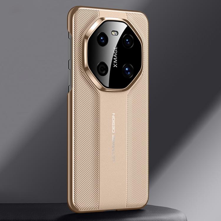 For Huawei Mate 40 Imitation Ultimate Design Plain Leather Phone Case