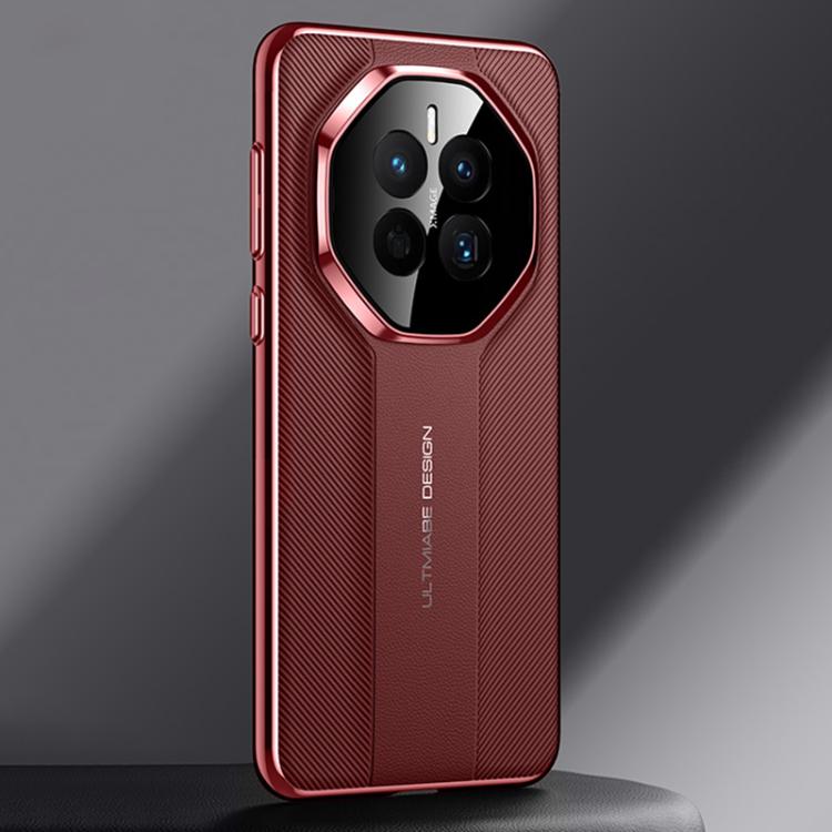 For Huawei Mate 50 Imitation Ultimate Design Plain Leather Phone Case