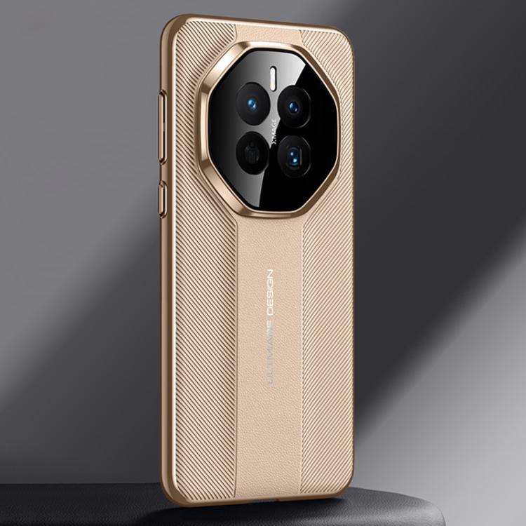For Huawei Mate 50 Imitation Ultimate Design Plain Leather Phone Case