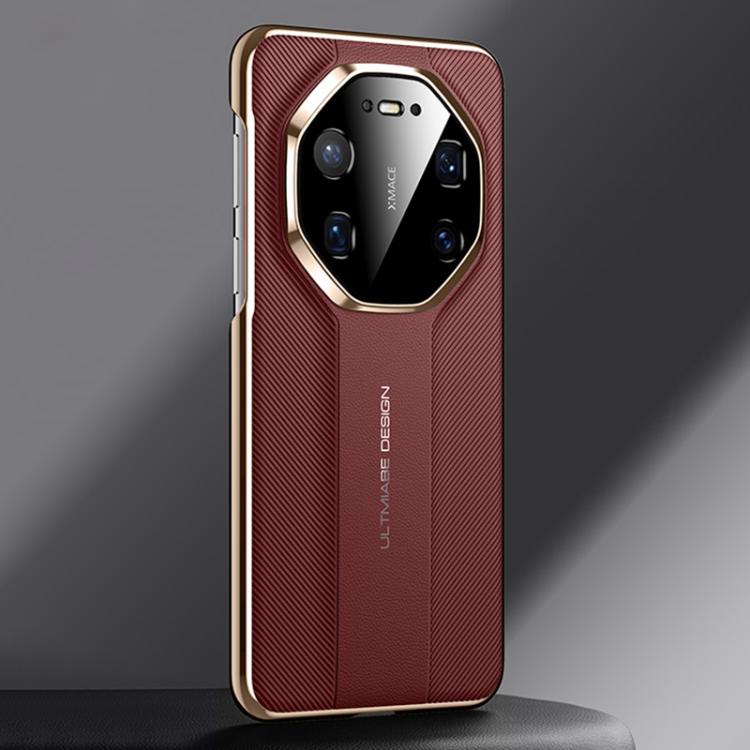 For Huawei Mate 80 Pro Max Imitation Ultimate Design Plain Leather Phone Case
