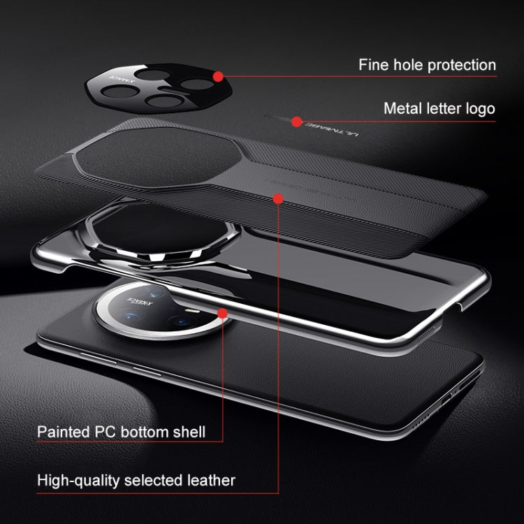 For Huawei Mate 60 Imitation Ultimate Design Plain Leather Phone Case