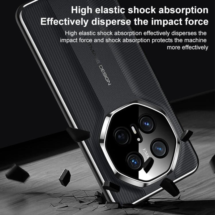 For Huawei Mate 60 Imitation Ultimate Design Plain Leather Phone Case