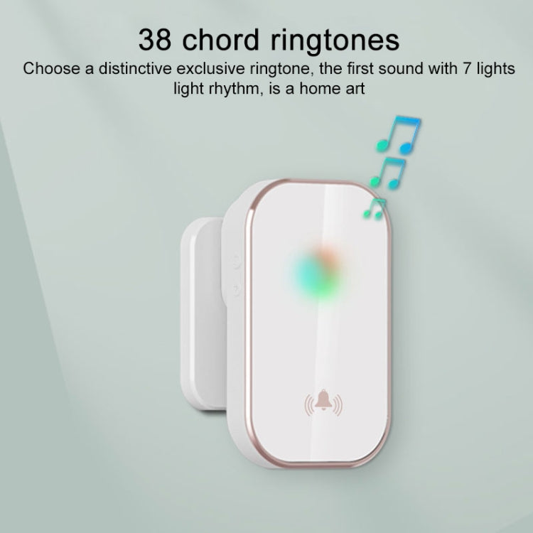 2 in 1 Waterproof Long Distance Remote Control Wireless Doorbell