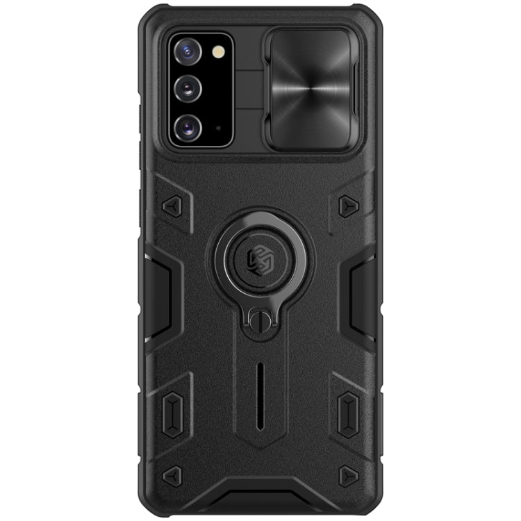 For Samsung Galaxy Note 20 NILLKIN Shockproof CamShield Armor Protective Case with Invisible Ring Holder