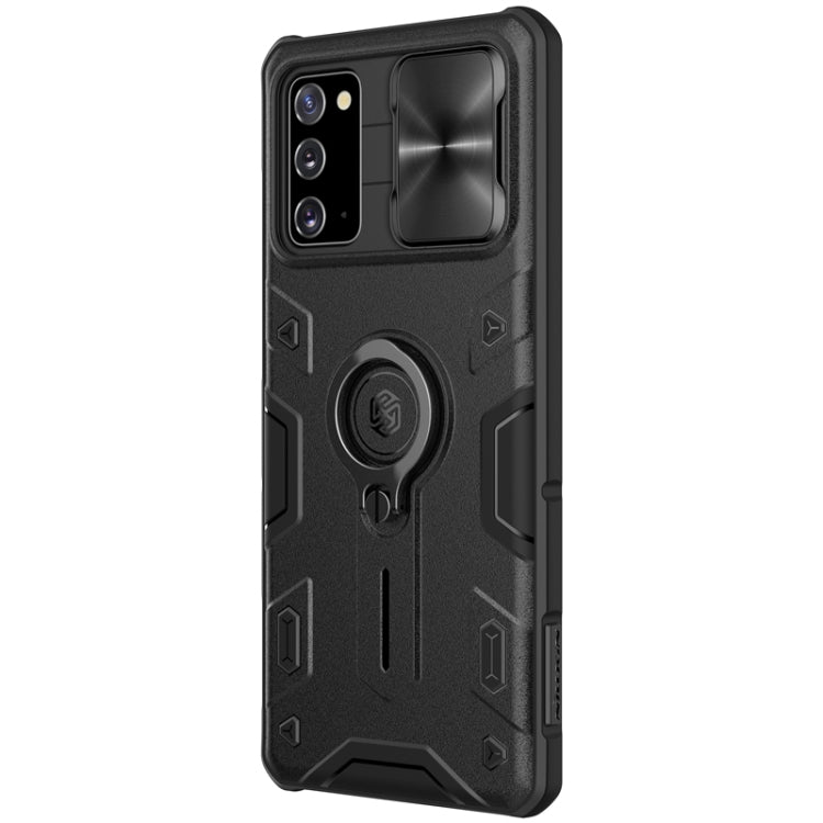 For Samsung Galaxy Note 20 NILLKIN Shockproof CamShield Armor Protective Case with Invisible Ring Holder
