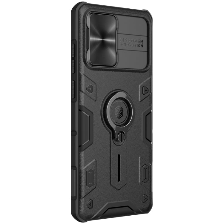 For Samsung Galaxy Note 20 NILLKIN Shockproof CamShield Armor Protective Case with Invisible Ring Holder