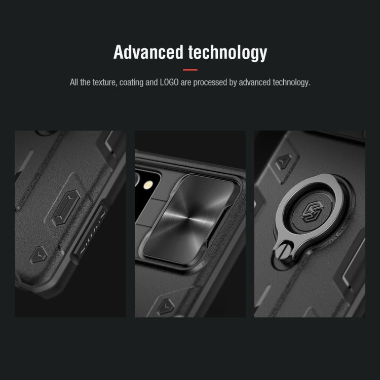 For Samsung Galaxy Note 20 NILLKIN Shockproof CamShield Armor Protective Case with Invisible Ring Holder