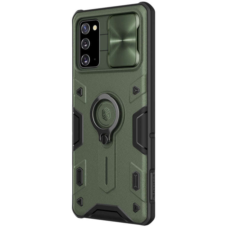 For Samsung Galaxy Note 20 NILLKIN Shockproof CamShield Armor Protective Case with Invisible Ring Holder