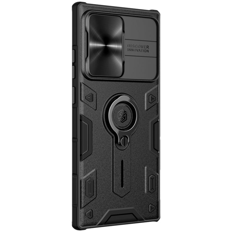 For Samsung Galaxy Note 20 Ultra NILLKIN Shockproof CamShield Armor Protective Case with Invisible Ring Holder