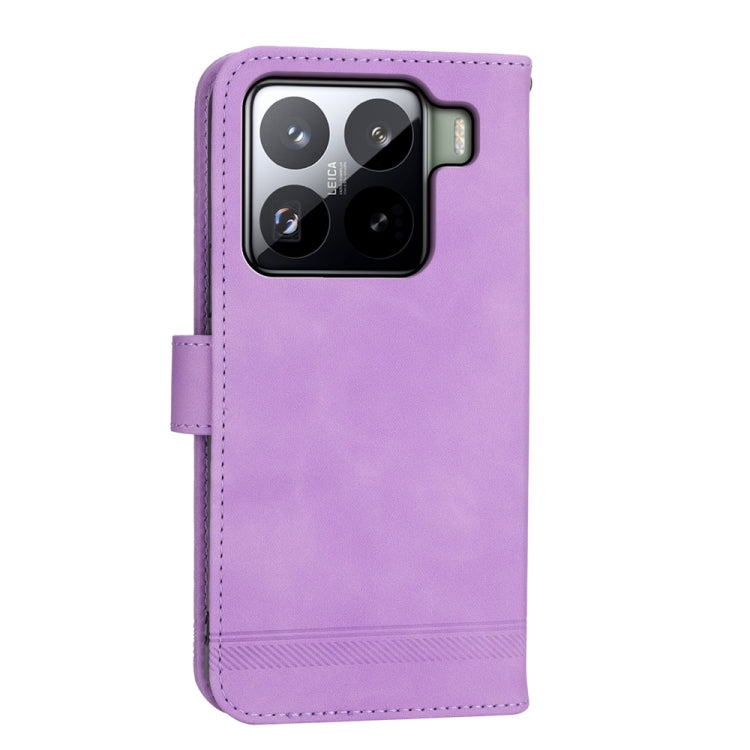 For Xiaomi 15 Dierfeng Dream Line TPU Hybrid PU Leather Phone Case