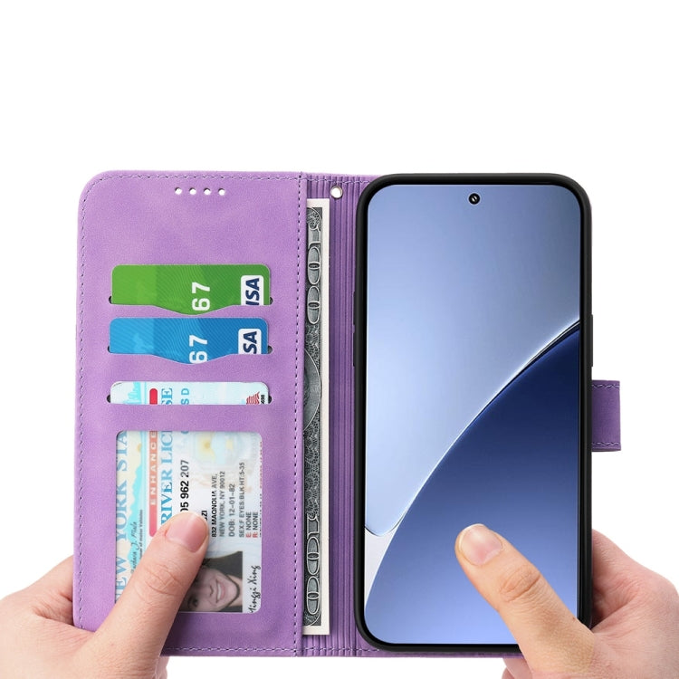 For Xiaomi 15 Dierfeng Dream Line TPU Hybrid PU Leather Phone Case