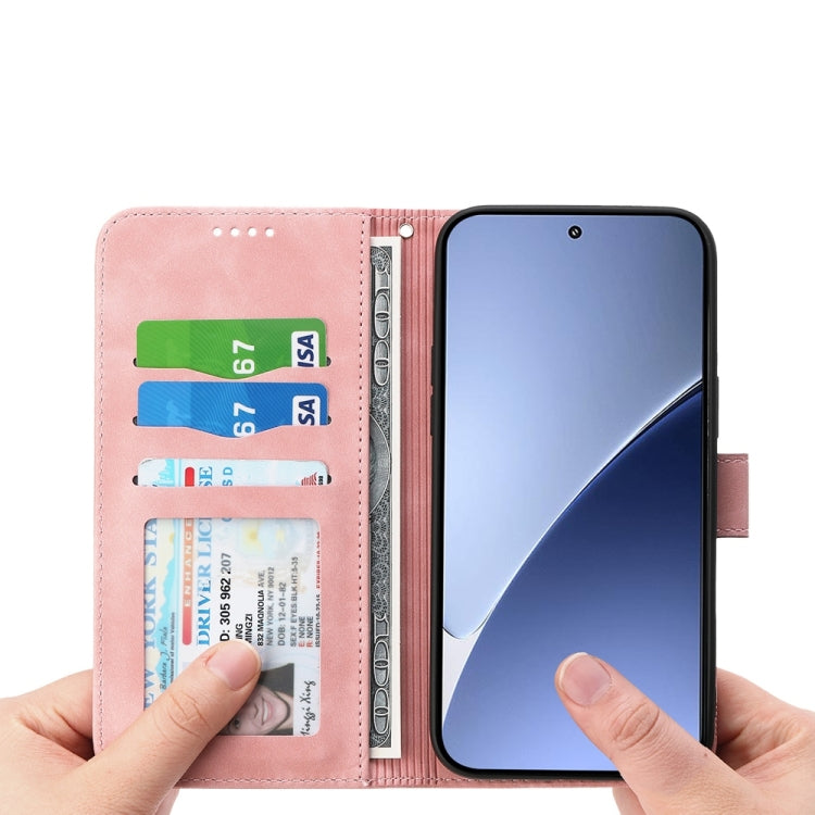 For Xiaomi 15 Dierfeng Dream Line TPU Hybrid PU Leather Phone Case
