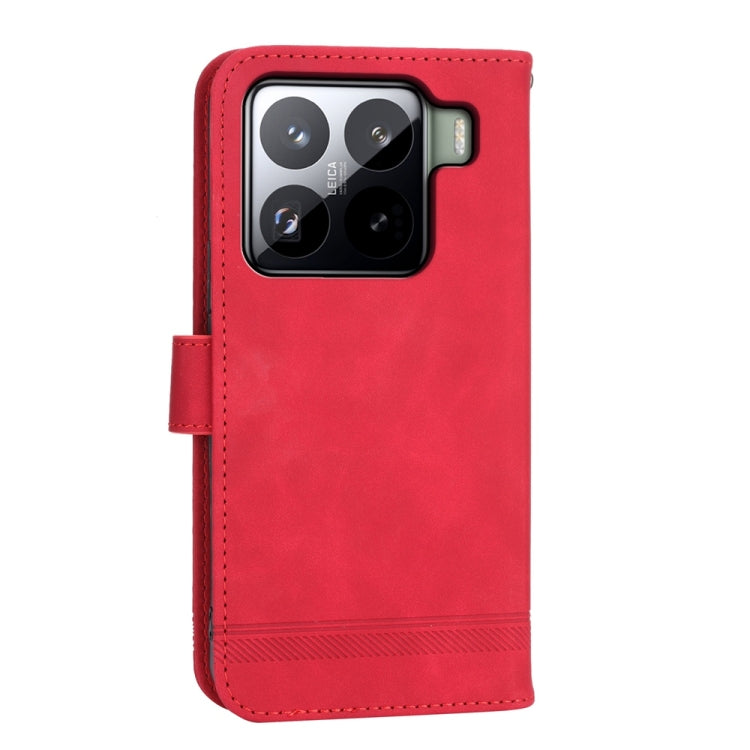 For Xiaomi 15 Dierfeng Dream Line TPU Hybrid PU Leather Phone Case