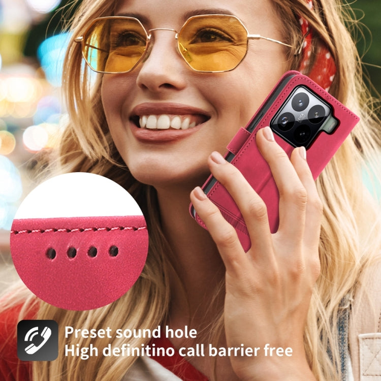 For Xiaomi 15 Dierfeng Dream Line TPU Hybrid PU Leather Phone Case