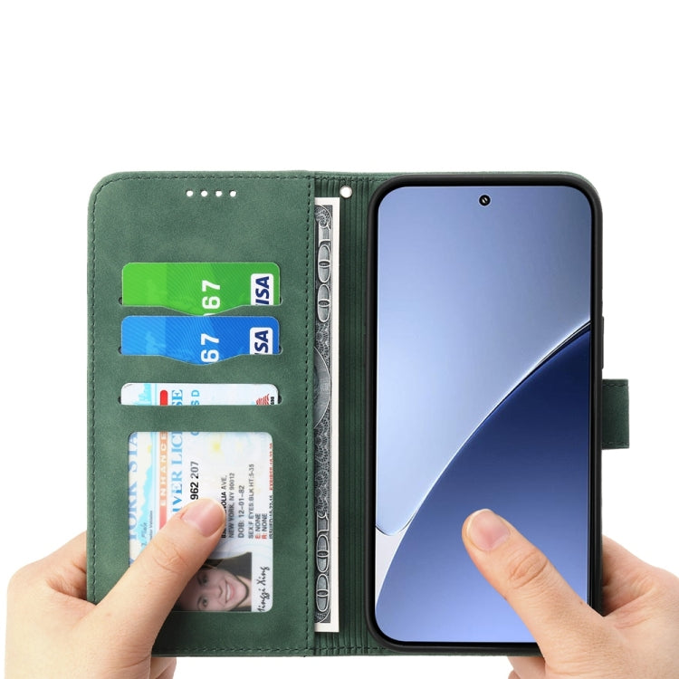 For Xiaomi 15 Dierfeng Dream Line TPU Hybrid PU Leather Phone Case