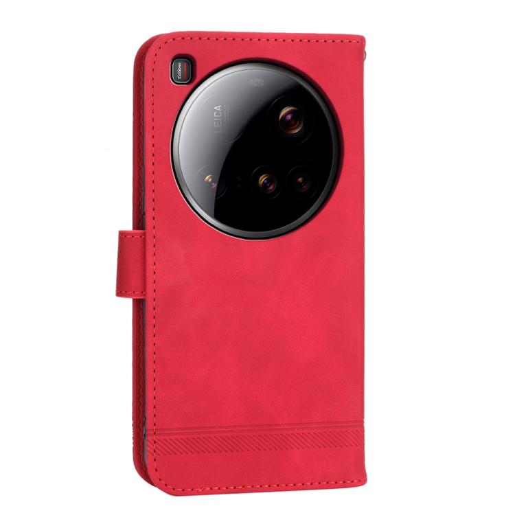 For Xiaomi 15 Ultra Dierfeng Dream Line TPU Hybrid PU Leather Phone Case