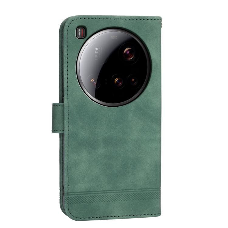 For Xiaomi 15 Ultra Dierfeng Dream Line TPU Hybrid PU Leather Phone Case