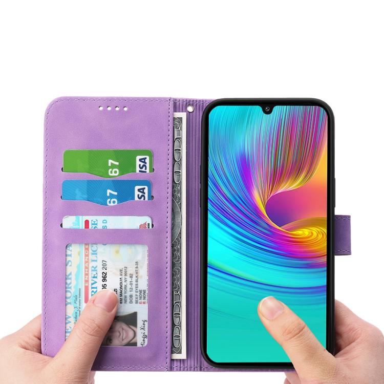 For Xiaomi Poco X7 Pro / Redmi Turbo 4 Dierfeng Dream Line TPU Hybrid PU Leather Phone Case