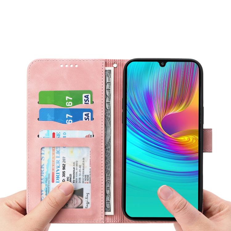 For Xiaomi Poco X7 Pro / Redmi Turbo 4 Dierfeng Dream Line TPU Hybrid PU Leather Phone Case