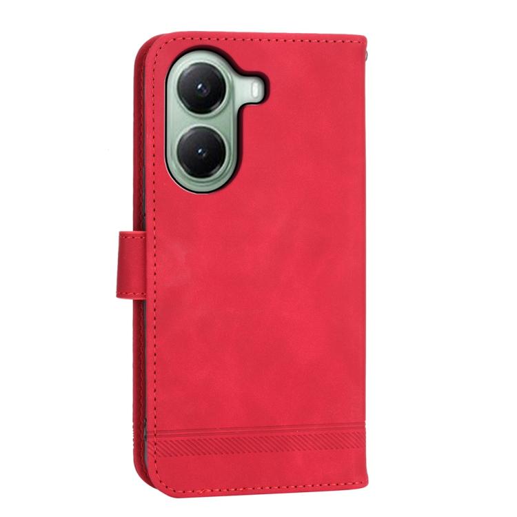 For Xiaomi Poco X7 Pro / Redmi Turbo 4 Dierfeng Dream Line TPU Hybrid PU Leather Phone Case