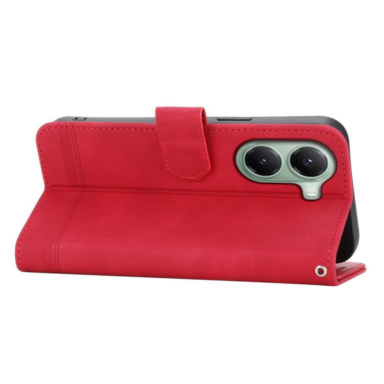 For Xiaomi Poco X7 Pro / Redmi Turbo 4 Dierfeng Dream Line TPU Hybrid PU Leather Phone Case