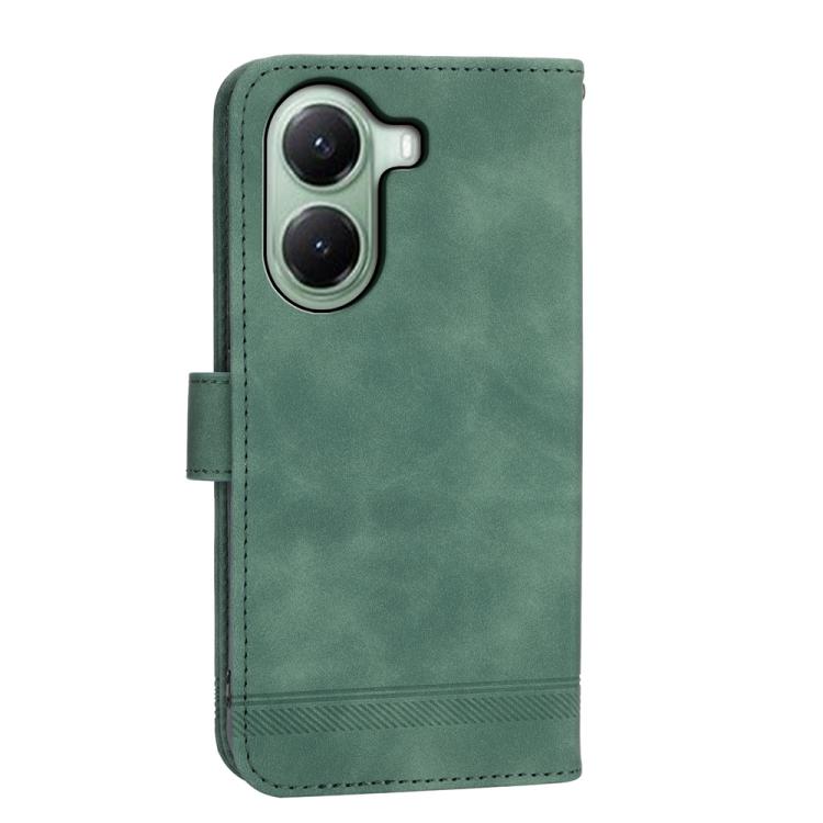 For Xiaomi Poco X7 Pro / Redmi Turbo 4 Dierfeng Dream Line TPU Hybrid PU Leather Phone Case