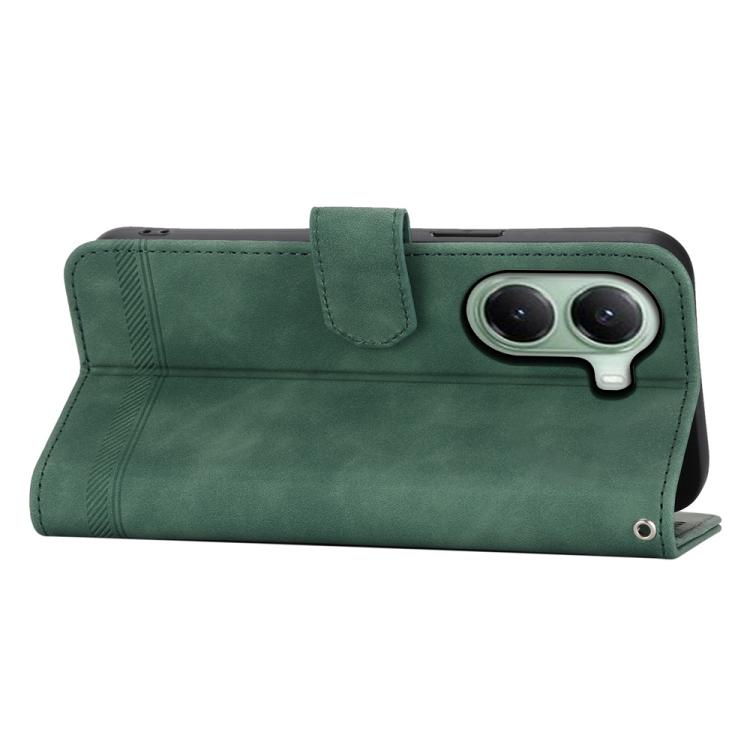 For Xiaomi Poco X7 Pro / Redmi Turbo 4 Dierfeng Dream Line TPU Hybrid PU Leather Phone Case