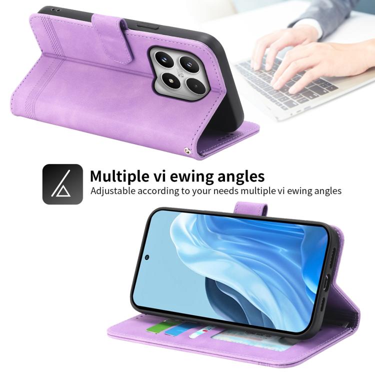 For Xiaomi 17 Dierfeng Dream Line TPU Hybrid PU Leather Phone Case