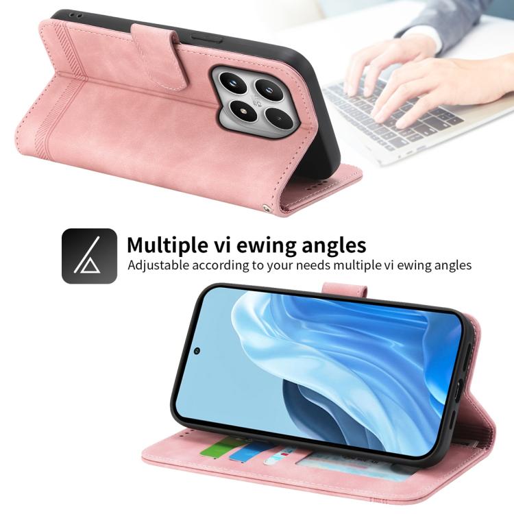 For Xiaomi 17 Dierfeng Dream Line TPU Hybrid PU Leather Phone Case