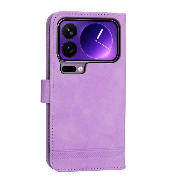 For Xiaomi 17 Pro Dierfeng Dream Line TPU Hybrid PU Leather Phone Case