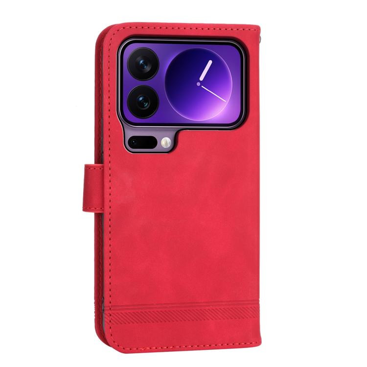 For Xiaomi 17 Pro Dierfeng Dream Line TPU Hybrid PU Leather Phone Case