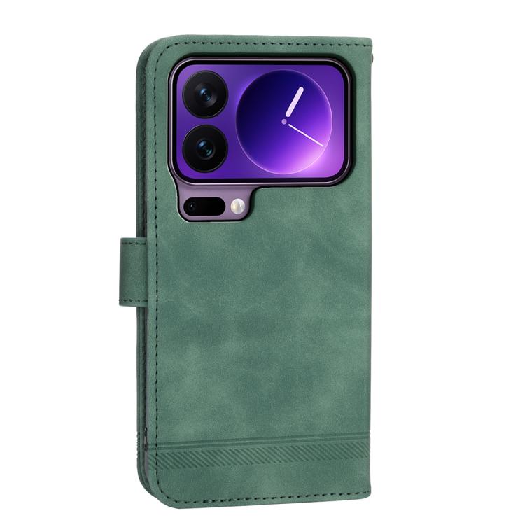 For Xiaomi 17 Pro Dierfeng Dream Line TPU Hybrid PU Leather Phone Case