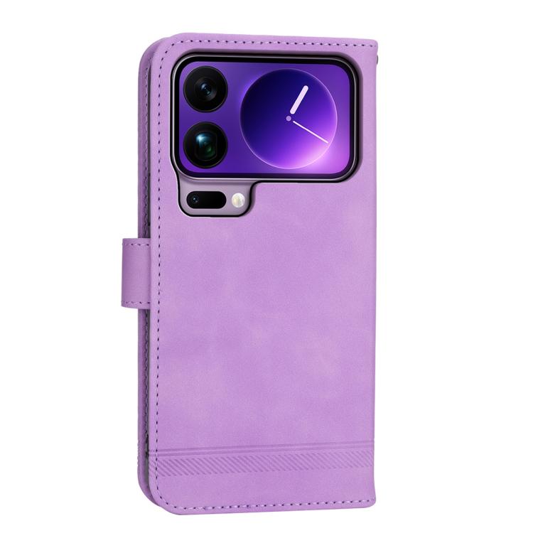 For Xiaomi 17 Pro Max Dierfeng Dream Line TPU Hybrid PU Leather Phone Case