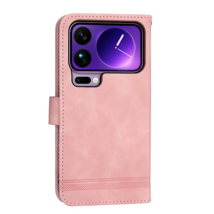 For Xiaomi 17 Pro Max Dierfeng Dream Line TPU Hybrid PU Leather Phone Case