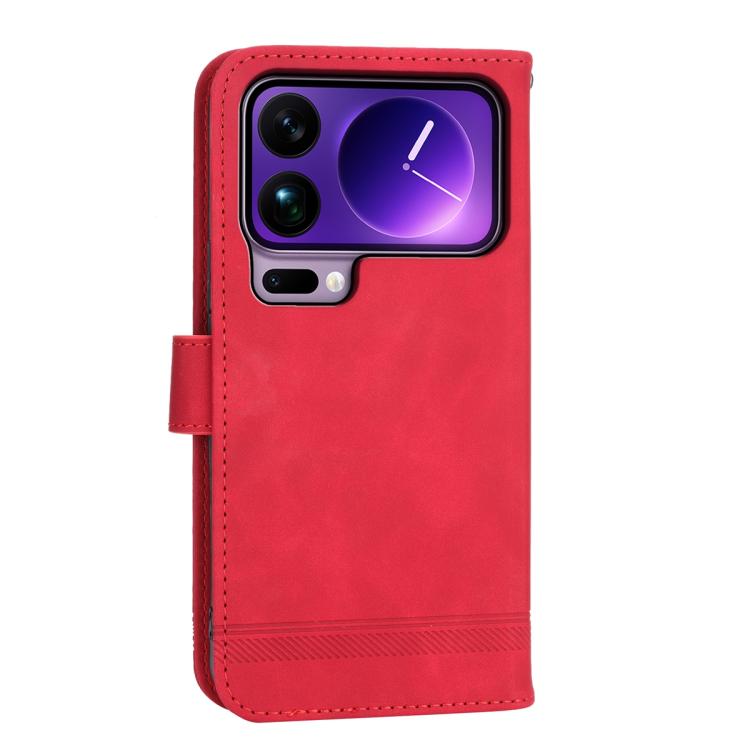 For Xiaomi 17 Pro Max Dierfeng Dream Line TPU Hybrid PU Leather Phone Case