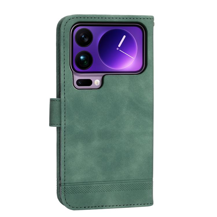 For Xiaomi 17 Pro Max Dierfeng Dream Line TPU Hybrid PU Leather Phone Case