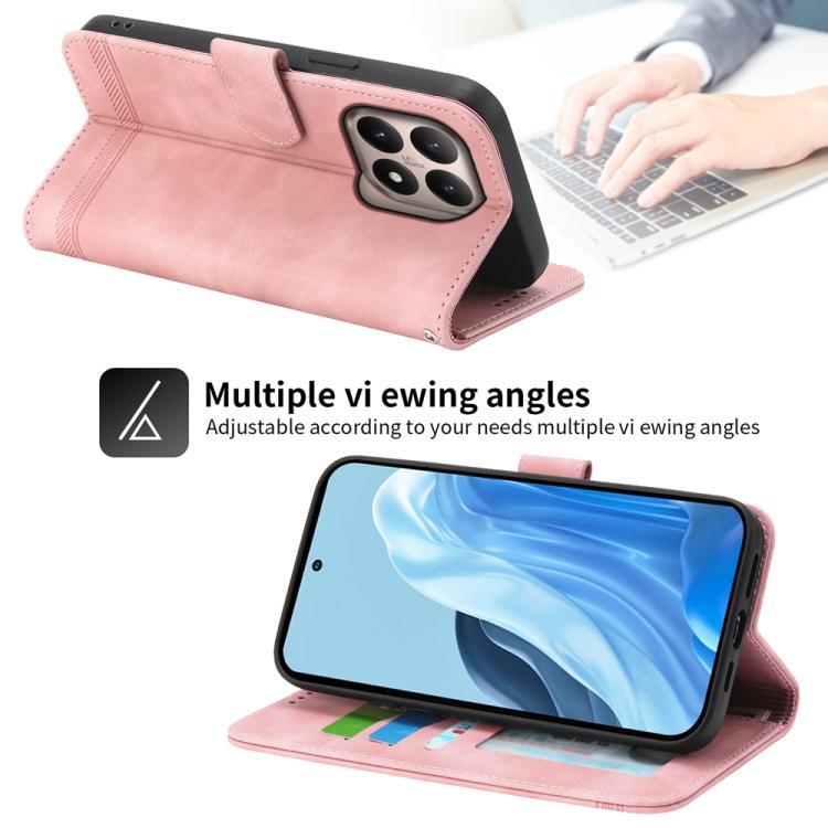 For Xiaomi 15T 5G Dierfeng Dream Line TPU Hybrid PU Leather Phone Case