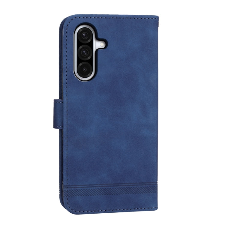 For Samsung Galaxy A36 Dierfeng Dream Line TPU Hybrid PU Leather Phone Case