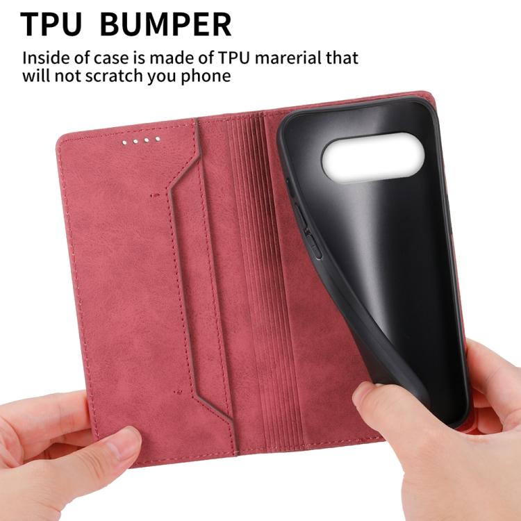 For Google Pixel 10a Business Solid Color Magnetic RFID Leather Phone Case