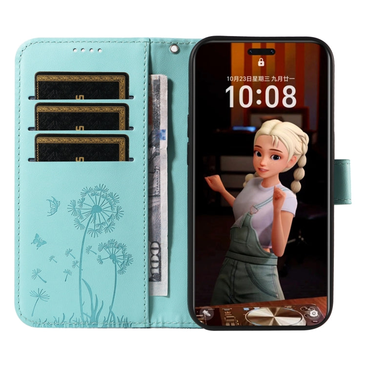 For Honor Magic7 Pro Dandelion Embossed Pattern Flip Leather Phone Case