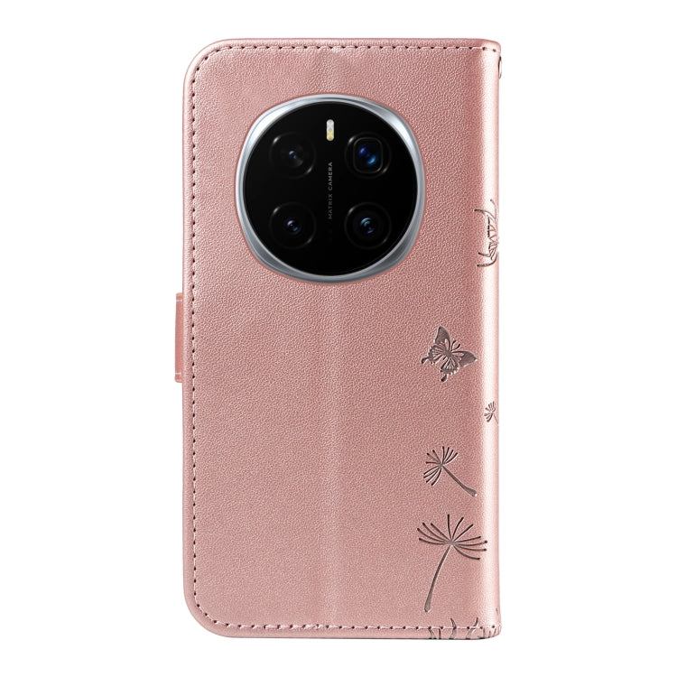 For Honor Magic7 Pro Dandelion Embossed Pattern Flip Leather Phone Case